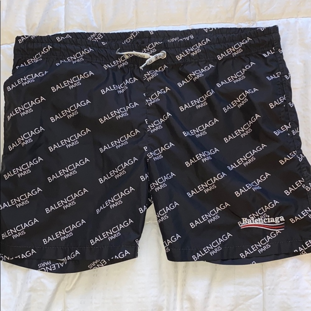 Balenciaga Campaign All Over Print Trunks (BL)